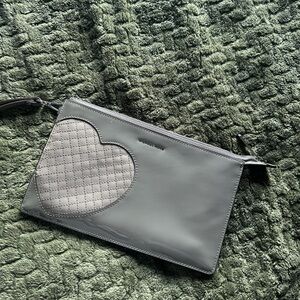 Michael Kors Silver Wristlet Clutch